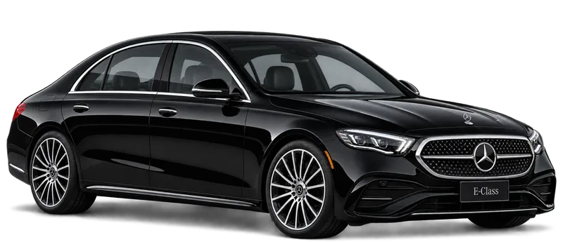 Representative image of a black Mercedes E-Class