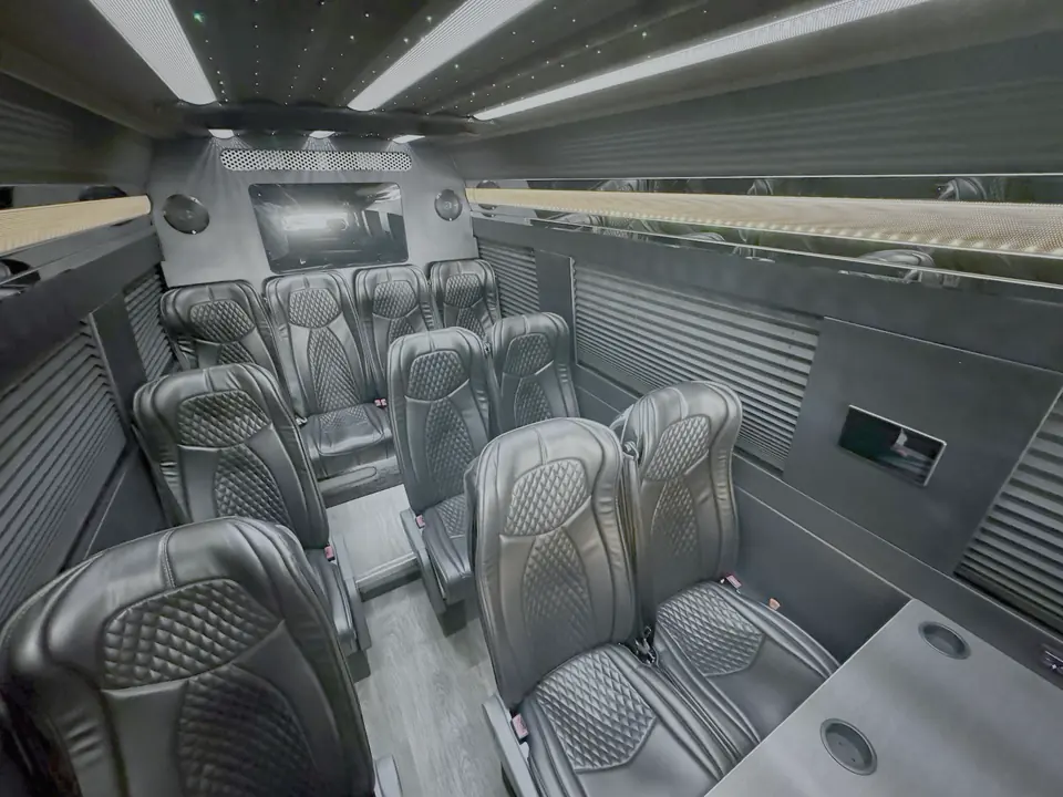 Luxury Sprinter passenger seating