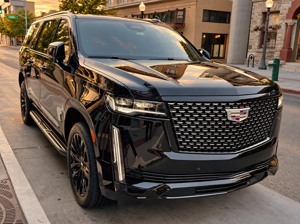 Cadillac Escalade parked on a city street